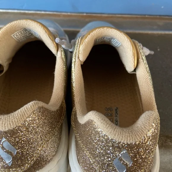 Skechers x Jane Treacy Glittering Silver/Gold Sneakers - Picture 8 of 8